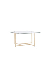 Hybrid Couchtisch - klar/MDF - Couchtische - ALVAHOME
