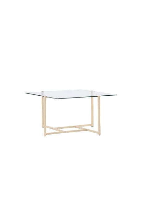Hybrid Couchtisch - klar/MDF - Couchtische - ALVAHOME