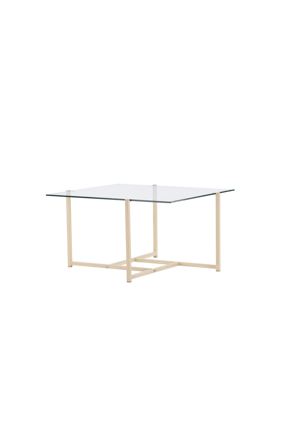 Hybrid Couchtisch - klar/MDF - Couchtische - ALVAHOME