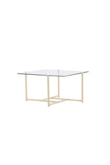 Hybrid Couchtisch - klar/MDF - Couchtische - ALVAHOME