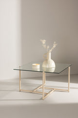 Hybrid Couchtisch - klar/MDF - Couchtische - ALVAHOME