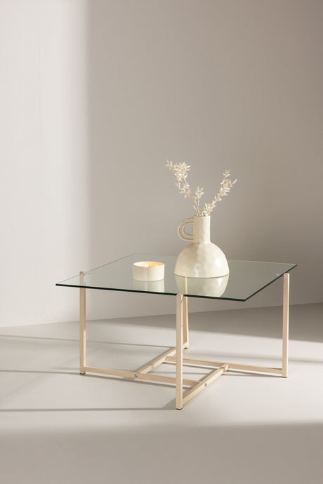 Hybrid Couchtisch - klar/MDF - Couchtische - ALVAHOME