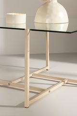 Hybrid Couchtisch - klar/MDF - Couchtische - ALVAHOME