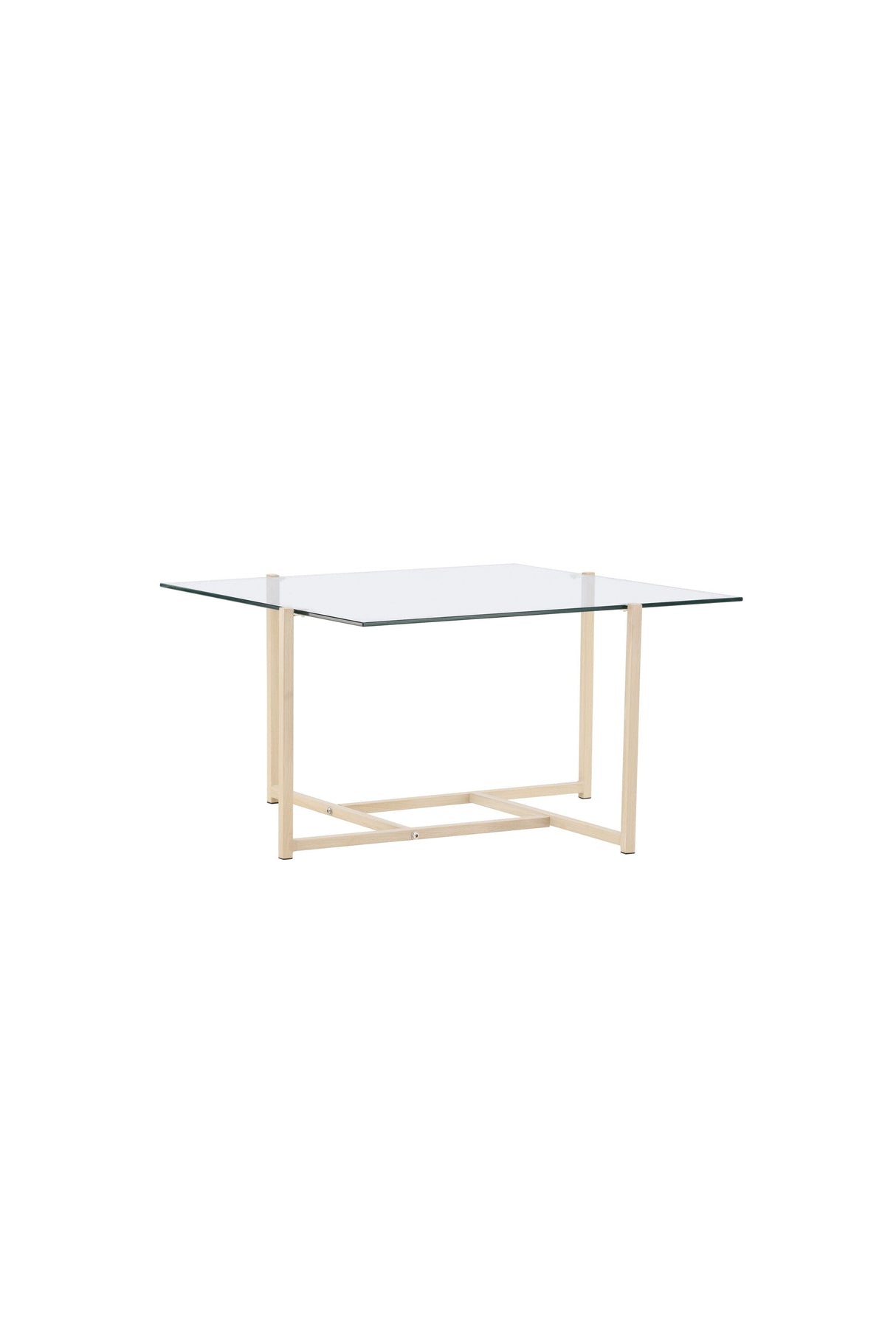 Hybrid Couchtisch - klar/MDF - Couchtische - ALVAHOME