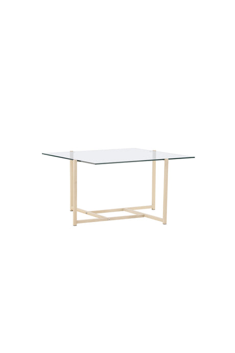 Hybrid Couchtisch - klar/MDF - Couchtische - ALVAHOME