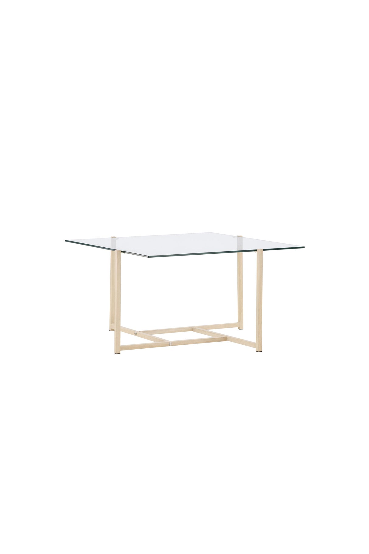 Hybrid Couchtisch - klar/MDF - Couchtische - ALVAHOME
