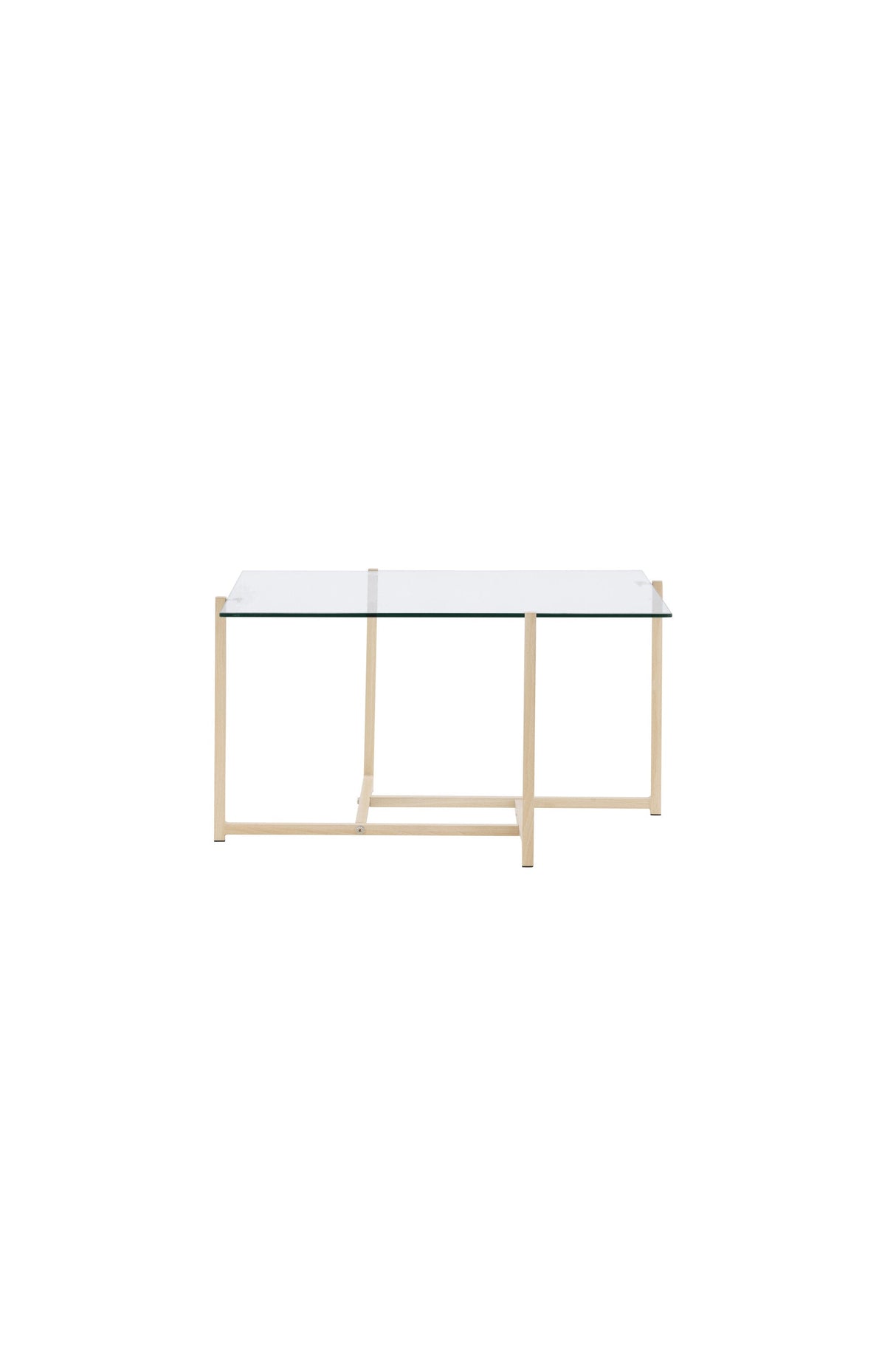 Hybrid Couchtisch - klar/MDF - Couchtische - ALVAHOME