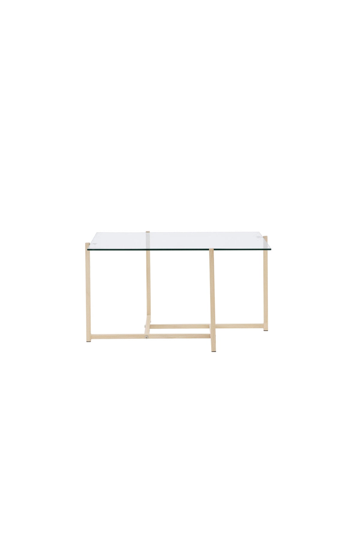 Hybrid Couchtisch - klar/MDF - Couchtische - ALVAHOME