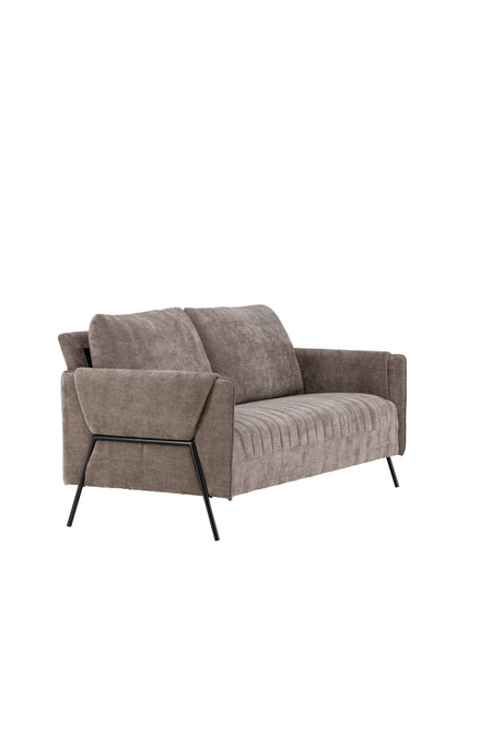 Indigo 2 - Sitzer Sofa - beige/Polyester - 2 - Sitzer Sofas - ALVAHOME