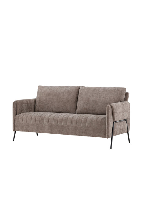 Indigo 2 - Sitzer Sofa - beige/Polyester - 2 - Sitzer Sofas - ALVAHOME