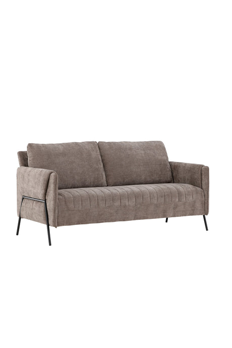 Indigo 2 - Sitzer Sofa - beige/Polyester - 2 - Sitzer Sofas - ALVAHOME