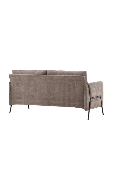 Indigo 2 - Sitzer Sofa - beige/Polyester - 2 - Sitzer Sofas - ALVAHOME