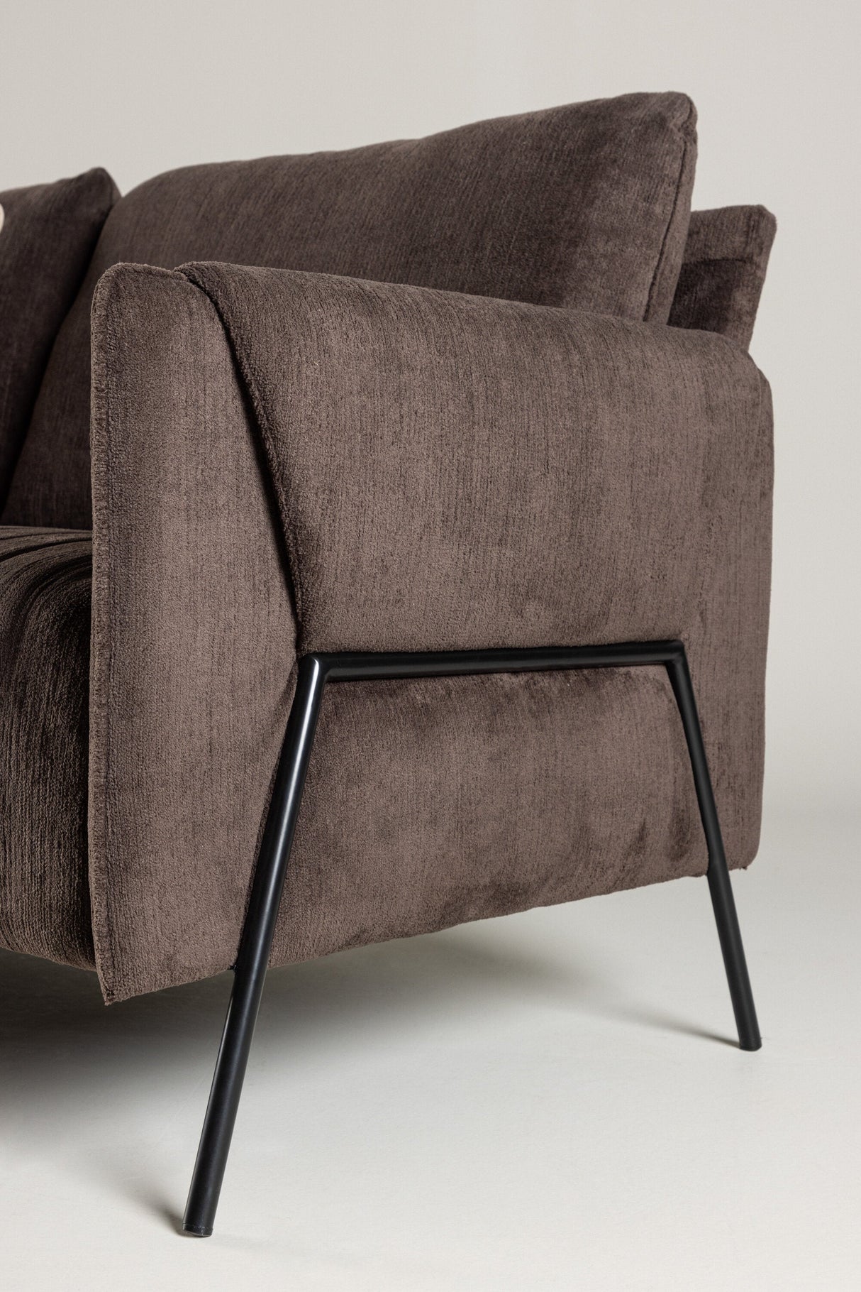 Indigo 2 - Sitzer Sofa - braun/Polyester - 2 - Sitzer Sofas - ALVAHOME