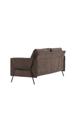 Indigo 2 - Sitzer Sofa - braun/Polyester - 2 - Sitzer Sofas - ALVAHOME