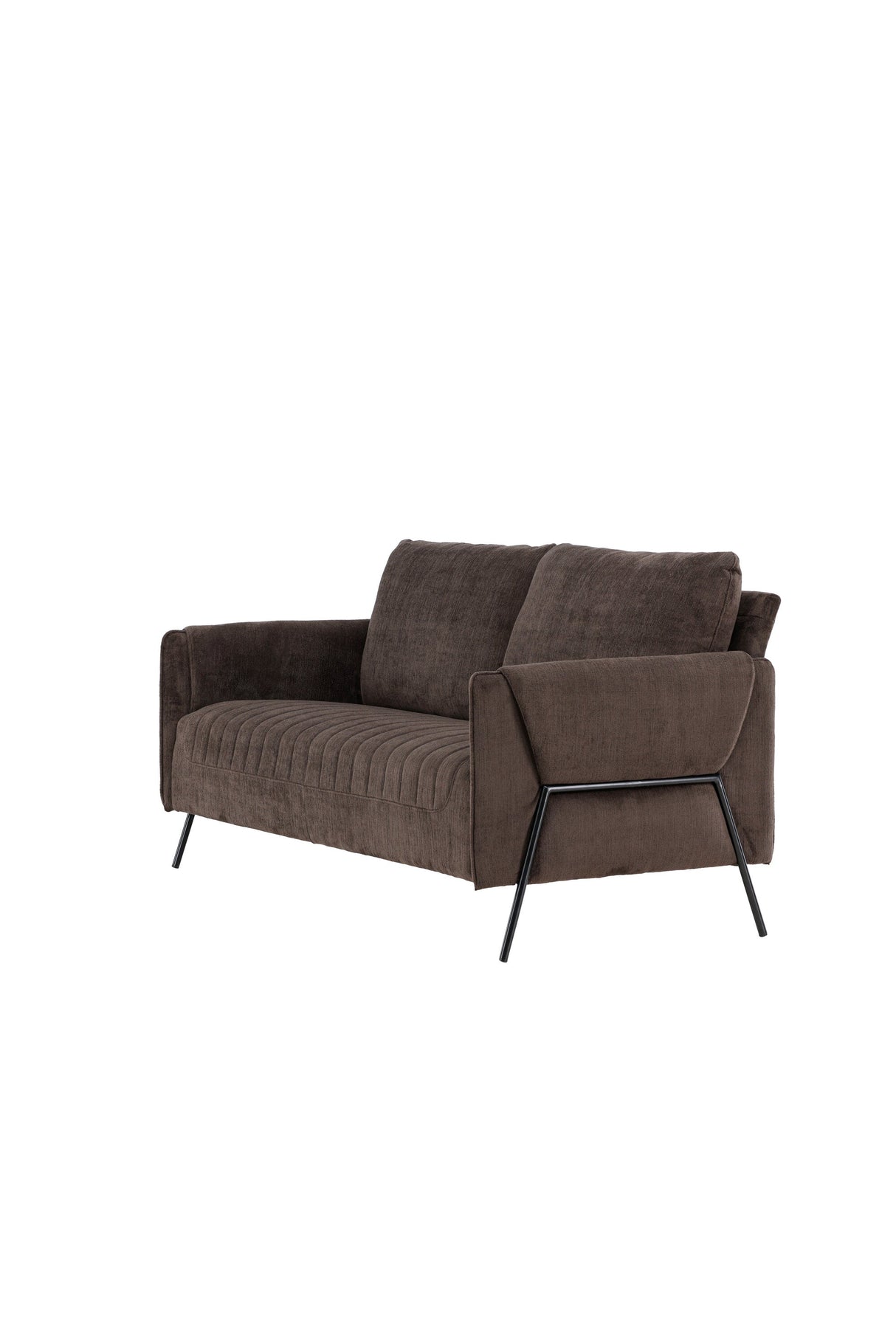 Indigo 2 - Sitzer Sofa - braun/Polyester - 2 - Sitzer Sofas - ALVAHOME