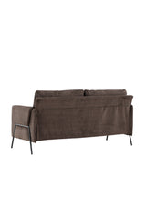 Indigo 2 - Sitzer Sofa - braun/Polyester - 2 - Sitzer Sofas - ALVAHOME