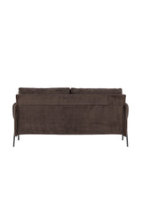 Indigo 2 - Sitzer Sofa - braun/Polyester - 2 - Sitzer Sofas - ALVAHOME