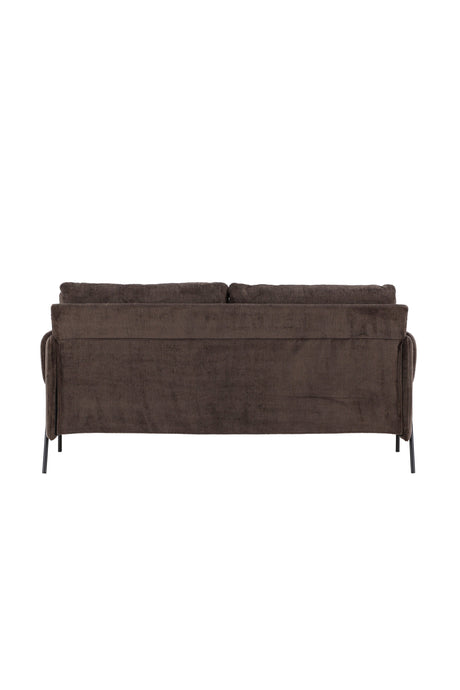 Indigo 2 - Sitzer Sofa - braun/Polyester - 2 - Sitzer Sofas - ALVAHOME