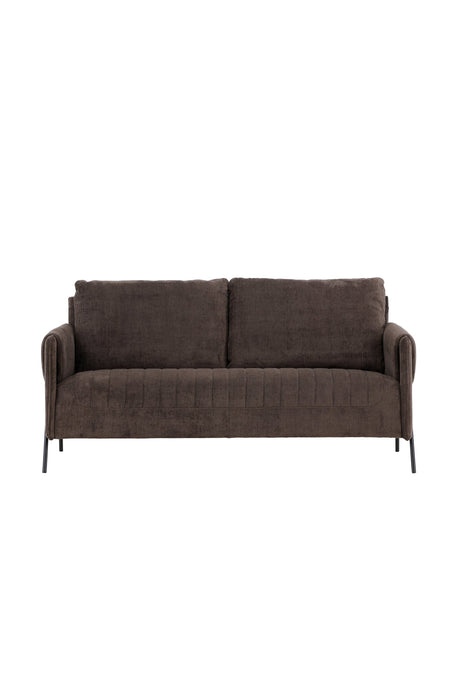 Indigo 2 - Sitzer Sofa - braun/Polyester - 2 - Sitzer Sofas - ALVAHOME