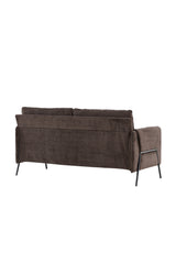 Indigo 2 - Sitzer Sofa - braun/Polyester - 2 - Sitzer Sofas - ALVAHOME