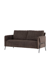 Indigo 2 - Sitzer Sofa - braun/Polyester - 2 - Sitzer Sofas - ALVAHOME