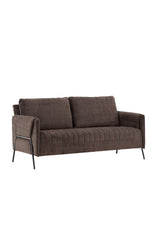 Indigo 2 - Sitzer Sofa - braun/Polyester - 2 - Sitzer Sofas - ALVAHOME
