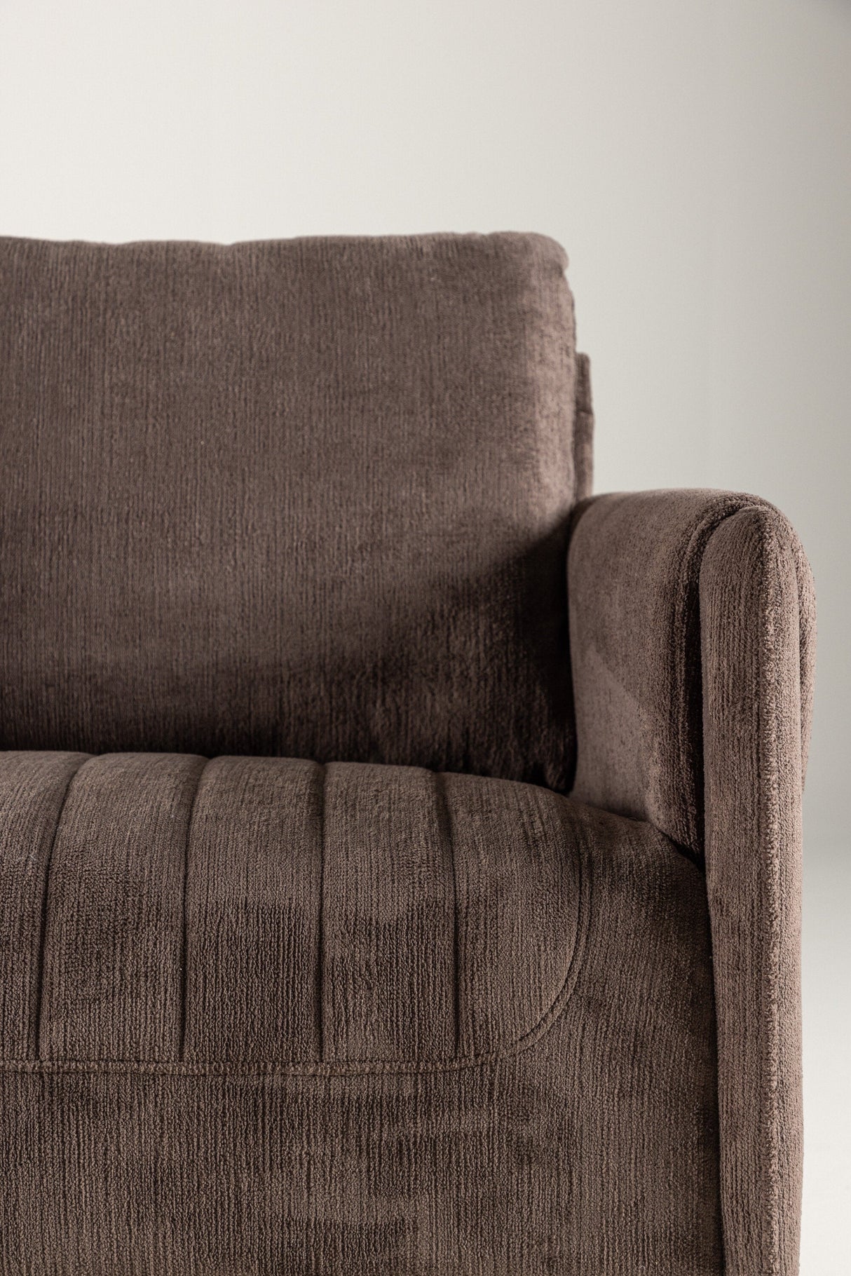 Indigo 2 - Sitzer Sofa - braun/Polyester - 2 - Sitzer Sofas - ALVAHOME
