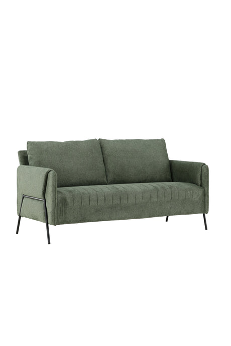Indigo 2 - Sitzer Sofa - grün/Polyester - 2 - Sitzer Sofas - ALVAHOME