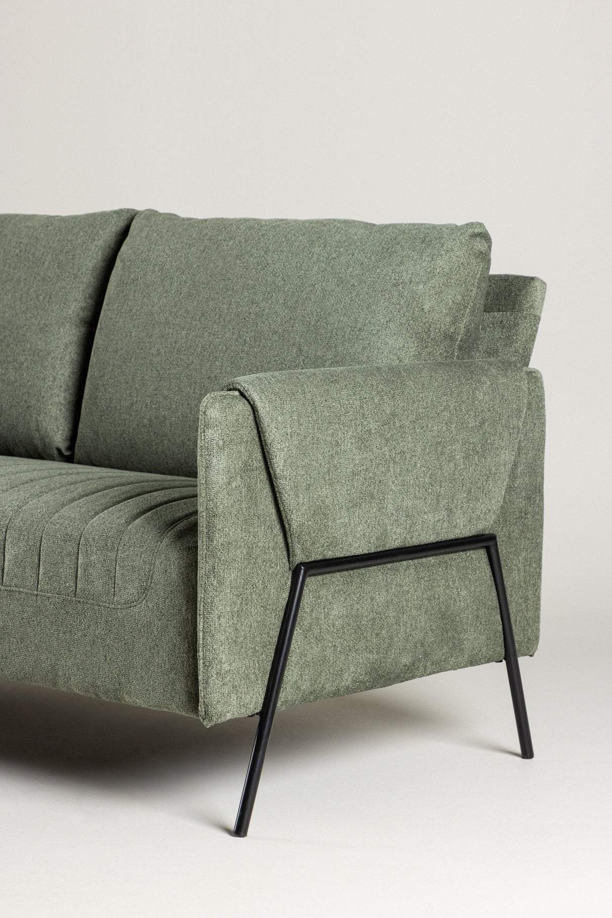Indigo 2 - Sitzer Sofa - grün/Polyester - 2 - Sitzer Sofas - ALVAHOME