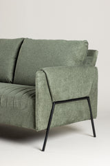 Indigo 2 - Sitzer Sofa - grün/Polyester - 2 - Sitzer Sofas - ALVAHOME