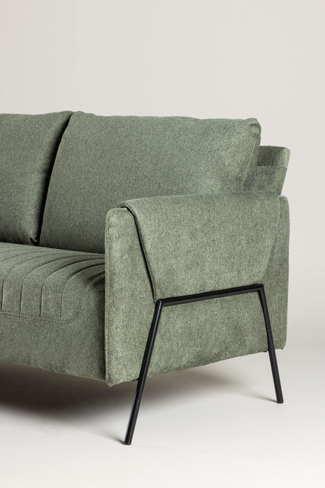 Indigo 2 - Sitzer Sofa - grün/Polyester - 2 - Sitzer Sofas - ALVAHOME