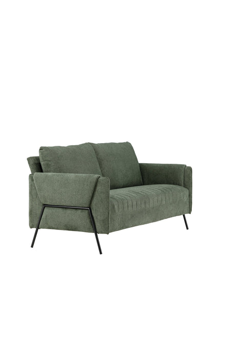 Indigo 2 - Sitzer Sofa - grün/Polyester - 2 - Sitzer Sofas - ALVAHOME
