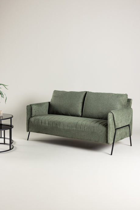 Indigo 2 - Sitzer Sofa - grün/Polyester - 2 - Sitzer Sofas - ALVAHOME