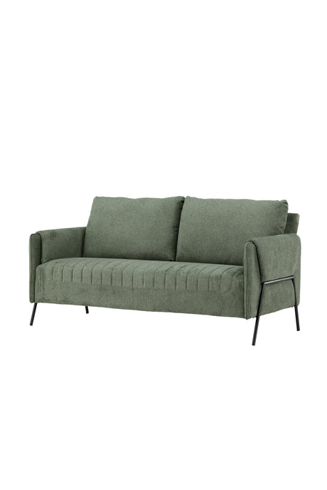 Indigo 2 - Sitzer Sofa - grün/Polyester - 2 - Sitzer Sofas - ALVAHOME