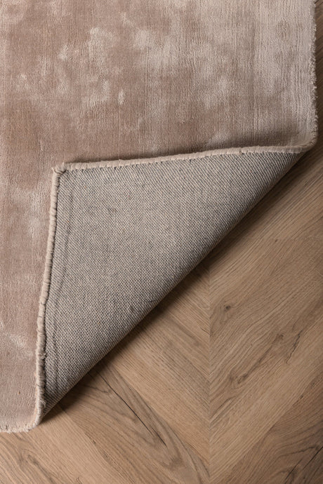 Indra Wohnzimmerteppich - beige/Viskose - Wohnzimmerteppiche - ALVAHOME
