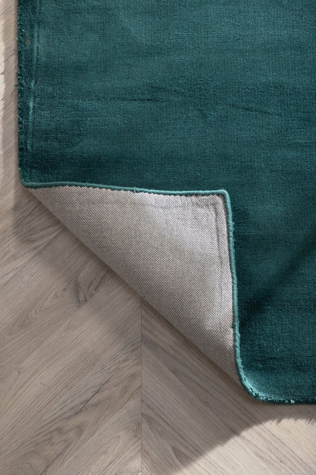 Indra Wohnzimmerteppich - grün/Viskose - Wohnzimmerteppiche - ALVAHOME