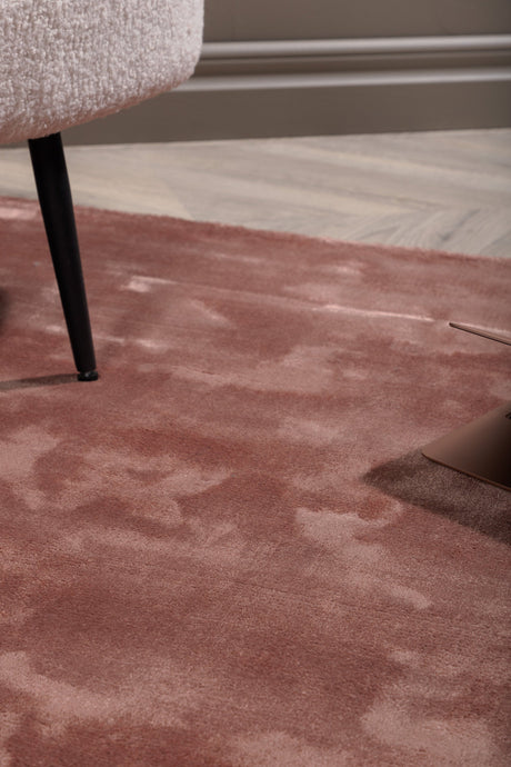 Indra Wohnzimmerteppich - pink/Viskose - Wohnzimmerteppiche - ALVAHOME