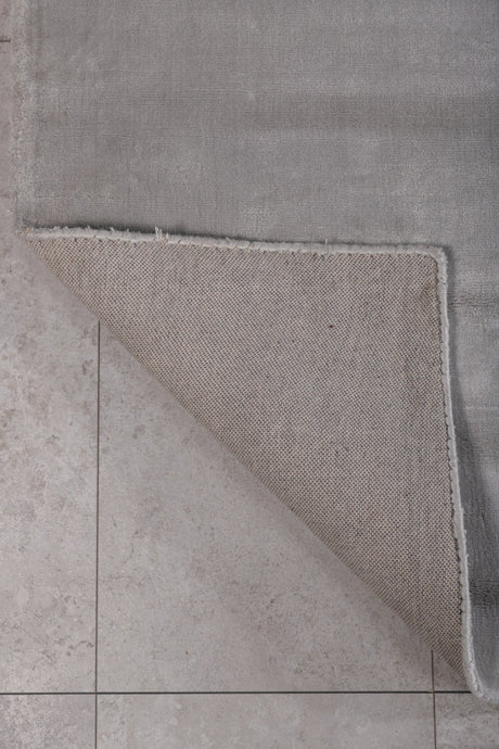Indra Wohnzimmerteppich - silber/Viskose - Wohnzimmerteppiche - ALVAHOME