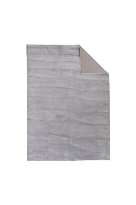 Indra Wohnzimmerteppich - silber/Viskose - Wohnzimmerteppiche - ALVAHOME