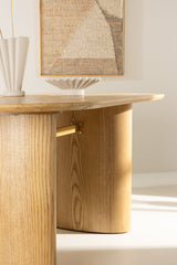 Isolde ovaler Esstisch - natur/MDF - Ovale Esstische - ALVAHOME