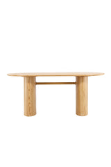 Isolde ovaler Esstisch - natur/MDF - Ovale Esstische - ALVAHOME