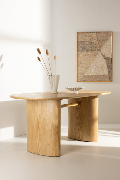 Isolde ovaler Esstisch - natur/MDF - Ovale Esstische - ALVAHOME
