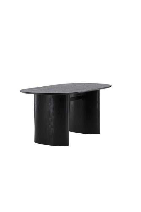 Isolde ovaler Esstisch - schwarz/MDF - Ovale Esstische - ALVAHOME