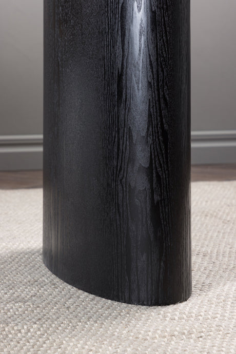 Isolde ovaler Esstisch - schwarz/MDF - Ovale Esstische - ALVAHOME