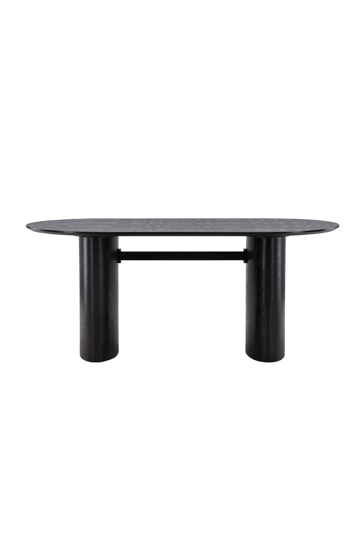 Isolde ovaler Esstisch - schwarz/MDF - Ovale Esstische - ALVAHOME