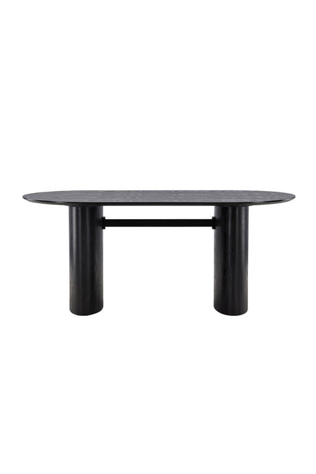 Isolde ovaler Esstisch - schwarz/MDF - Ovale Esstische - ALVAHOME