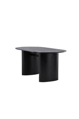Isolde ovaler Esstisch - schwarz/MDF - Ovale Esstische - ALVAHOME