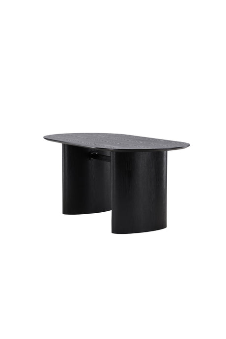 Isolde ovaler Esstisch - schwarz/MDF - Ovale Esstische - ALVAHOME