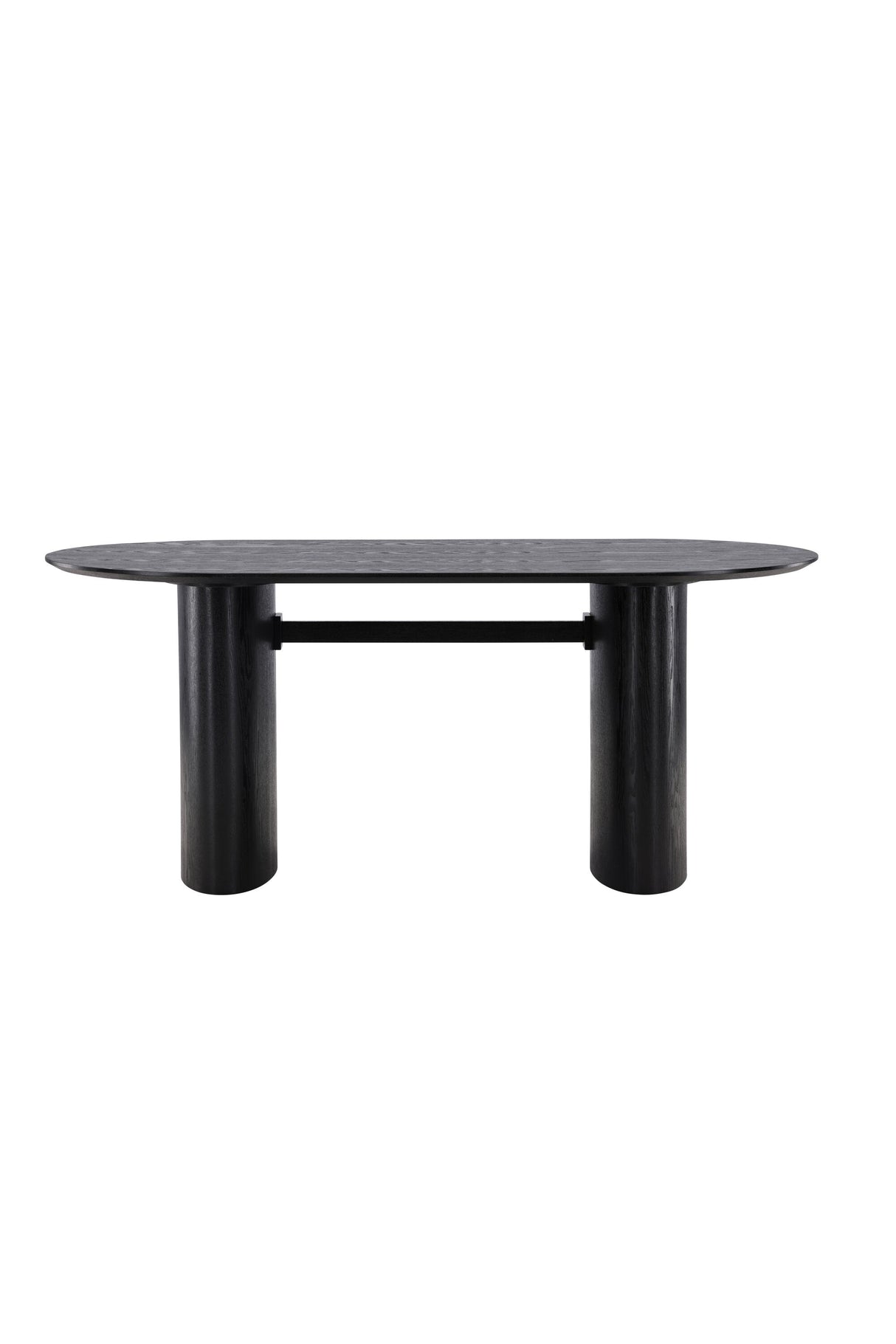 Isolde ovaler Esstisch - schwarz/MDF - Ovale Esstische - ALVAHOME