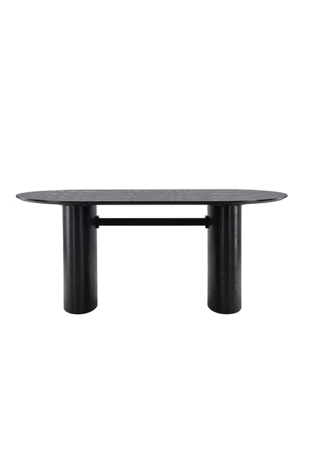 Isolde ovaler Esstisch - schwarz/MDF - Ovale Esstische - ALVAHOME